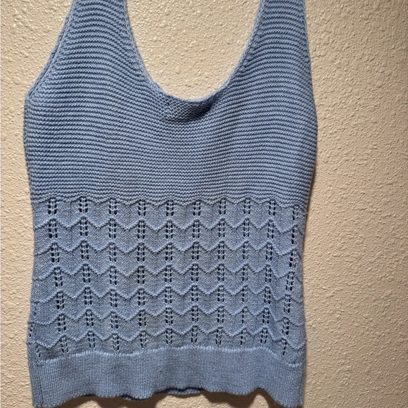 SO Light Blue Knit Top - Picture 3 of 8